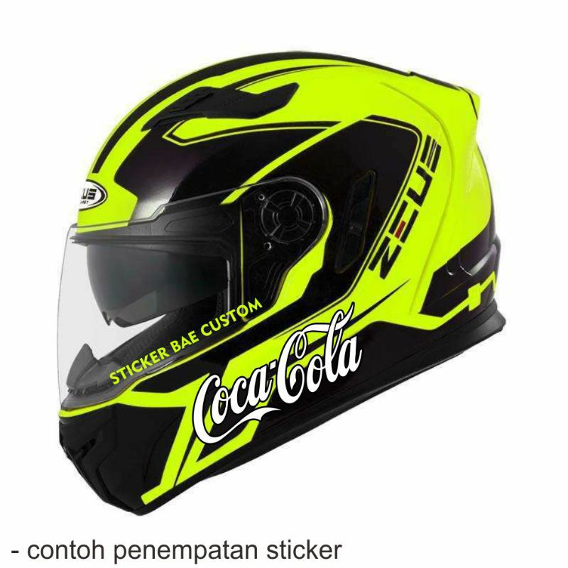 stiker motor coca cola stiker coca cola sticker cutting bukan printing