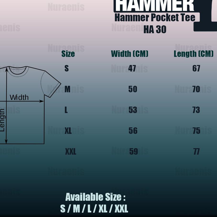 ➩ Kaos Polos Gildan - Hammer Pocket Tee HA30 Cotton Combed 20's ✹