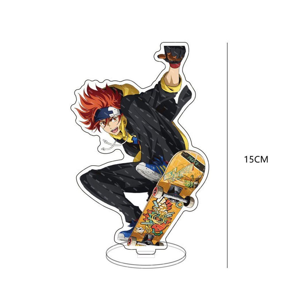 Lanfy Anime SK8 Stand Akrilik Dekorasi Rumah Anak Model Figure Jepang Desktop Decor Collection Collectible Model Tokoh Anime Figure Cosplay Mainan