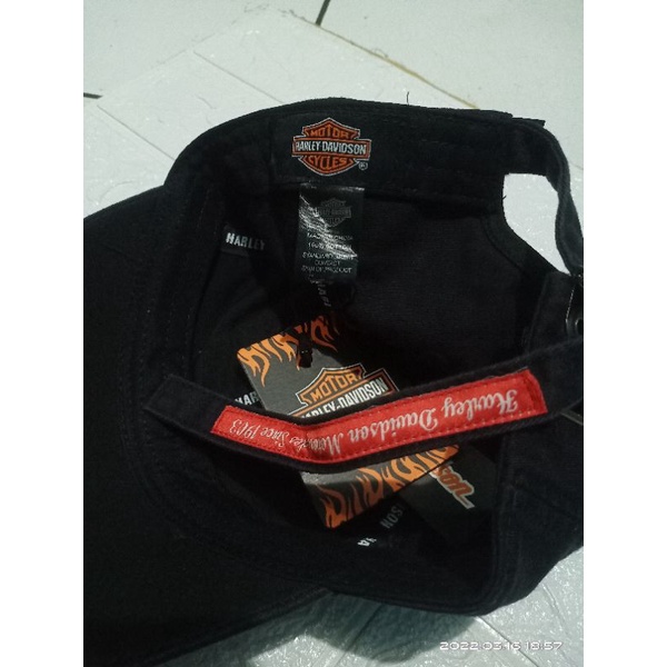 TOPI HARLEY DAVIDSON ORIGINAL IMPORT RIAL PIC topi police