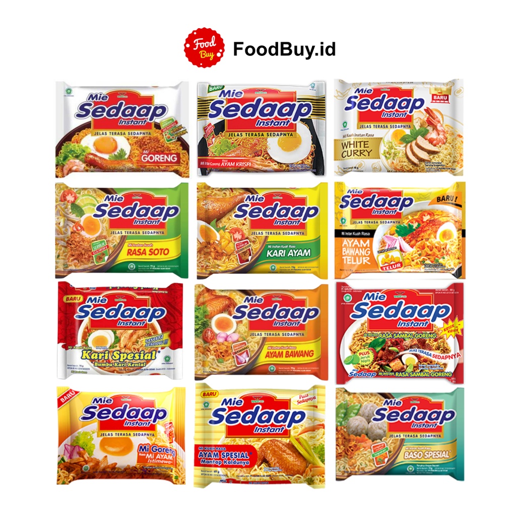 Jual Mie Sedaap All Varian Shopee Indonesia 