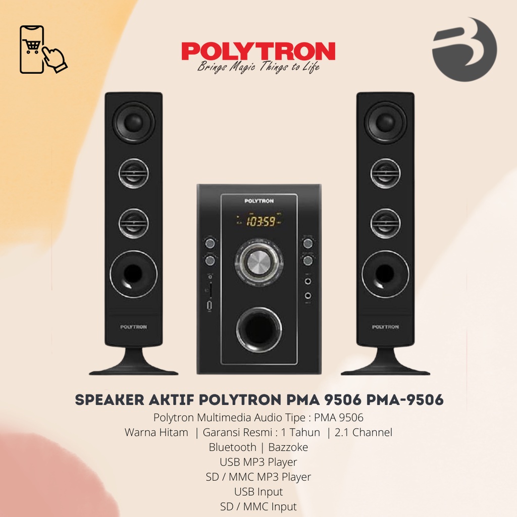 SPEAKER AKTIF POLYTRON PMA 9526