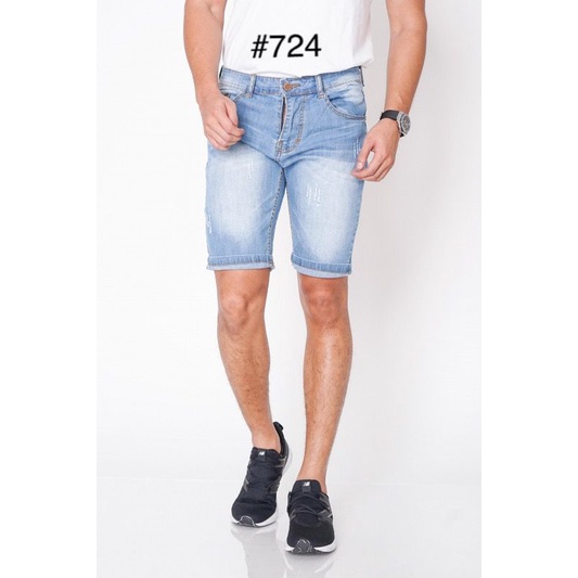 CELANA JEANS PRIA 3/4 MEN SHORT SERIES