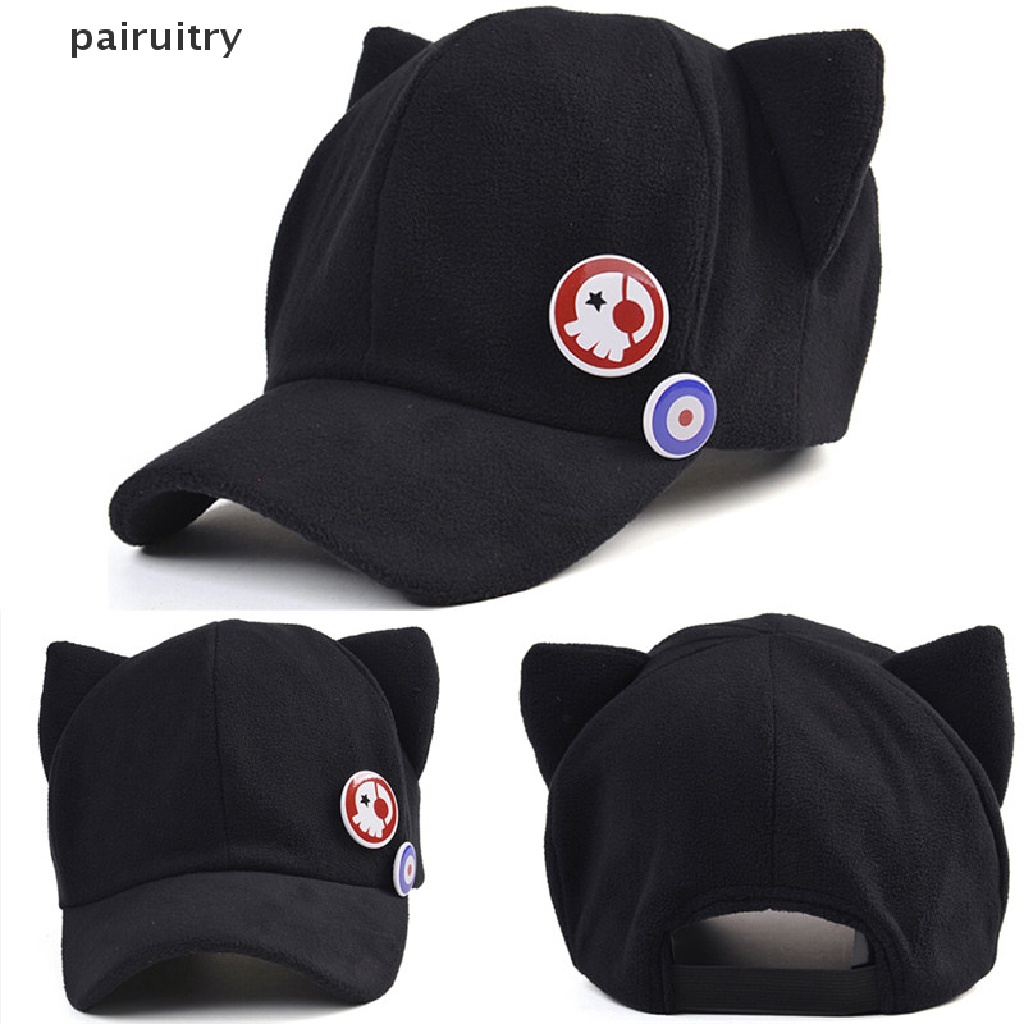 Prt Topi Telinga Kucing Bahan Fleece Untuk Cosplay Anime Neon Genesis Evangelion Asuka Langley Soryu