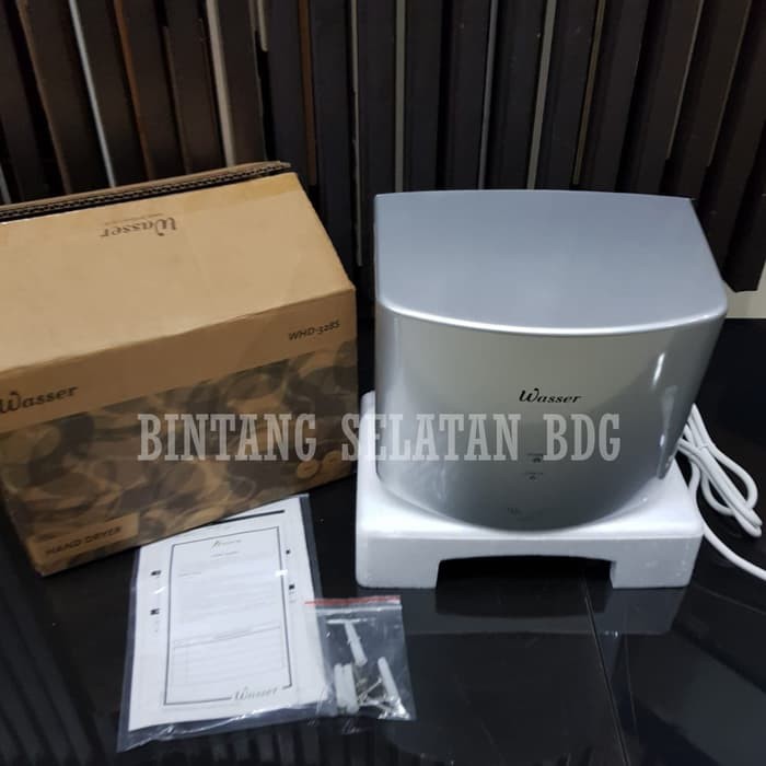 HAND DRYER WASSER/ PENGERING TANGAN OTOMATIS WASSER WHD-3285 SILVER