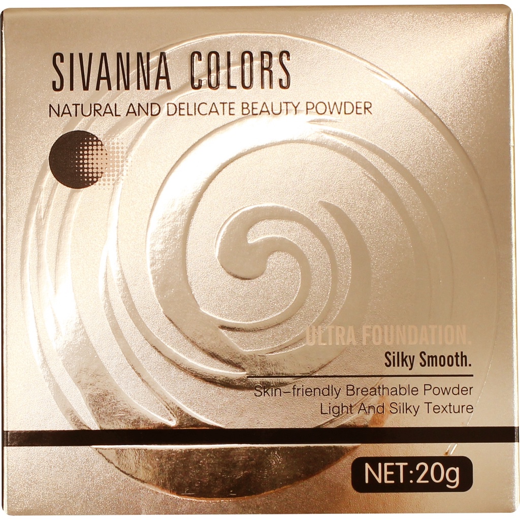 [READY STOCK] SIVANNA COLORS Natural and Delicate Beauty Powder Ultra Foundation Silky Smooth HF689 | Bedak Padat [Browit.id]