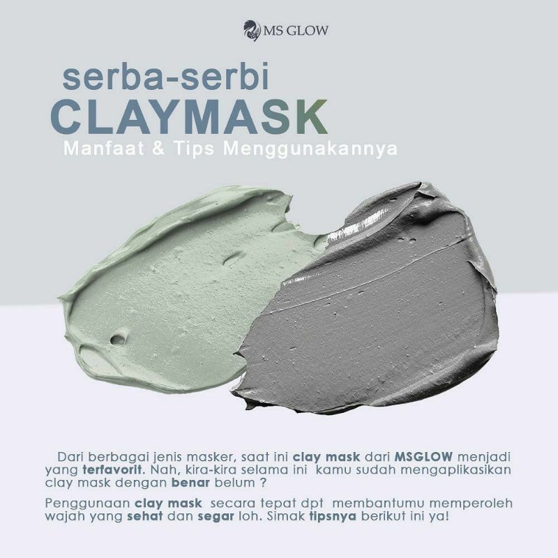 MASKER WAJAH ANTI JERAWAT DAN KOMEDO MS GLOW
