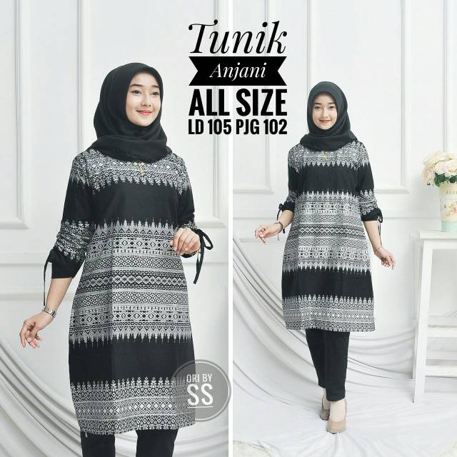 ATASAN WANITA TUNIK MOTIF NEW ANJANI