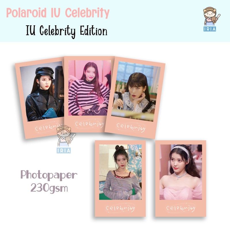 Polaroid / Photocard IU Lee Ji Eun - Celebrity Edition