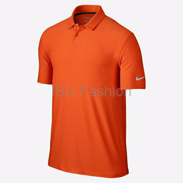 polo shirt kaos kerah NIKE orange