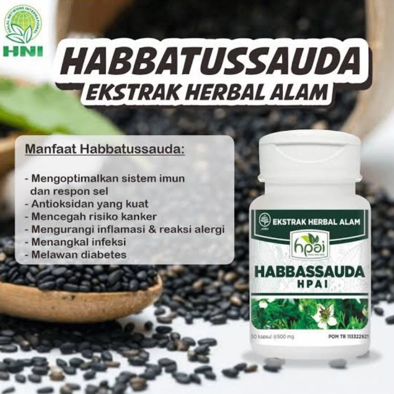 

HABBATUSSAUDA Produk Premium Extrak Herbal Alami Mampu Memperbaiki Saluran Cerna Dan Anti Bakteri
