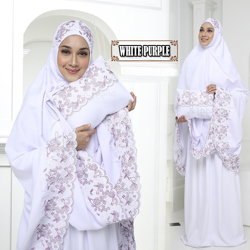 Mukena Dewasa Jumbo Mukenah Renda Bordir Premium Mukena Bali Mukena Traveli Multicolor Mukena Katun