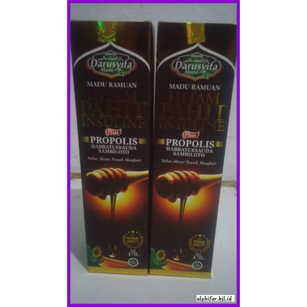 

MADU-MINUMAN- MADU HITAM PAHIT INSULIN PLUS HABBATUSSAUDA SAMBILOTO DARUSYIFA -ASLI-BUKAN-KAWE-KAWE-