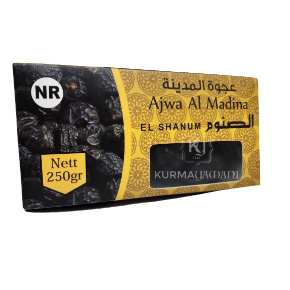 

[ COD ] Kurma Ajwa Nabi NR 250 gram / Buah Kurma Nabi Asli Madinah / AJWA NR