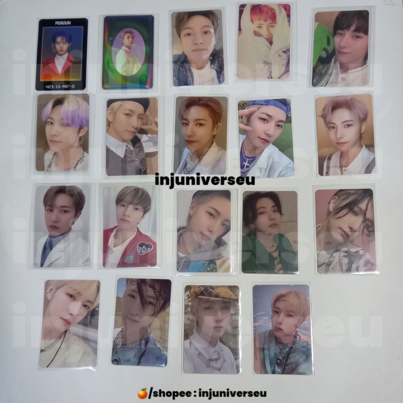 [SALE OFFICIAL] PHOTOCARD RENJUN WE BOOM GOJEK MFAL SELIMUTAN RIDDIN ROLLIN YEARBOOK YB ACCESS CARD 