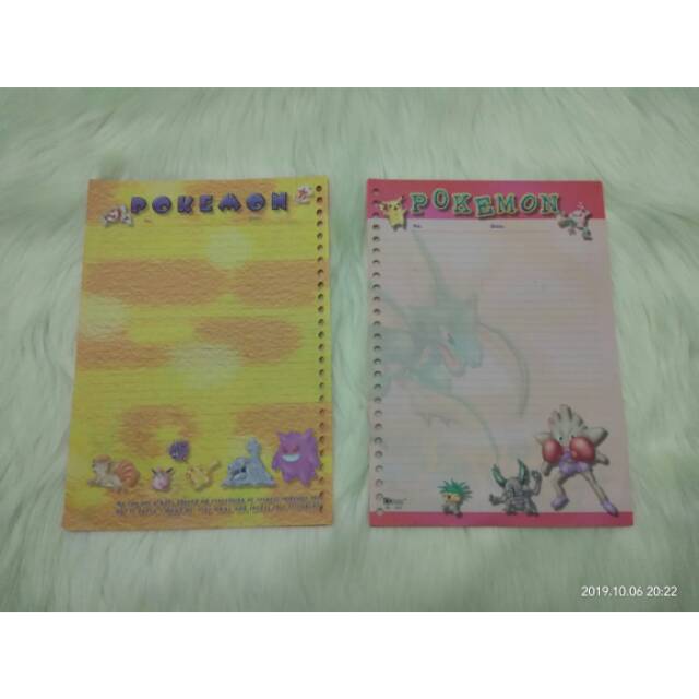 

Isi Binder Motif Pokemon B5 (26ring)