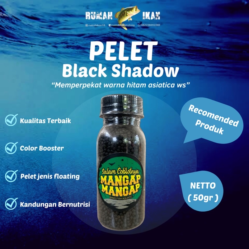 Jual PELET BLACK SHADOW ASIATICA WS BANG FISH X FAJAR ARIEF (UNTUK ...