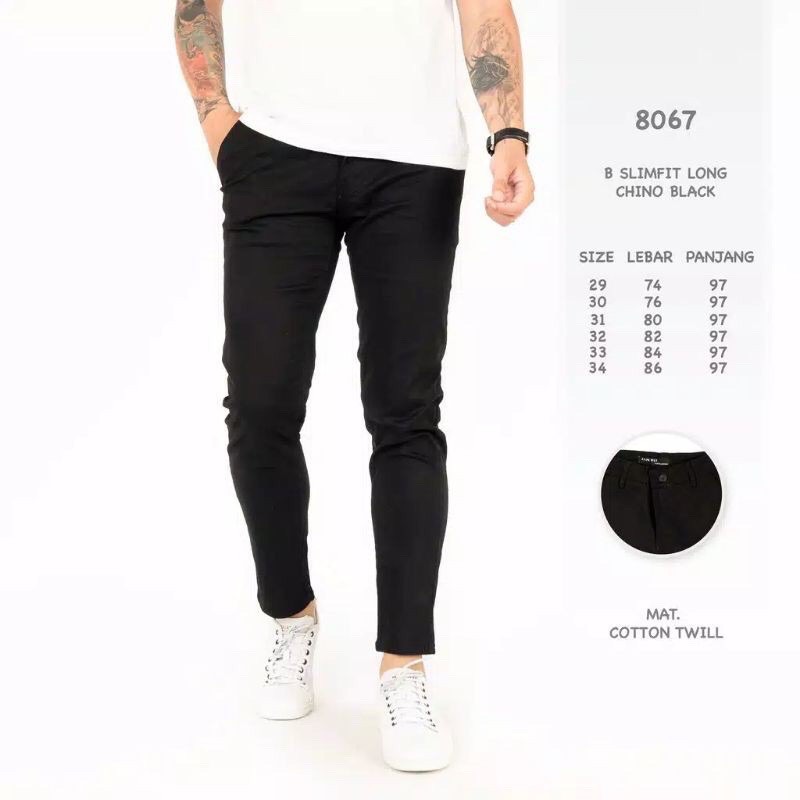 SNclothes.id - Slimfit Long Chino pants 28-33 Celana Chino pria