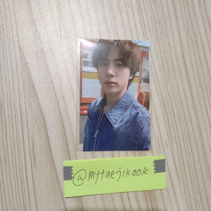ready bts butter pob jin photocard pre order benefit weverse seokjin gift wo case seokjin