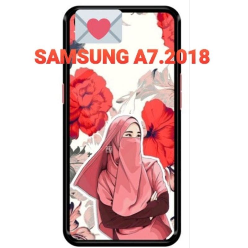 CASE AERO/SLIKON CASING HP SAMSUNG A7 2018 SLIKON GAMBAR HIJAB TERBARU