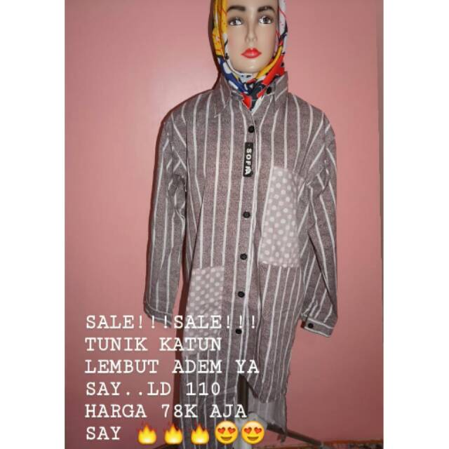 tunik salur / tunik katun bigsize/tunik xxl/ tunik import