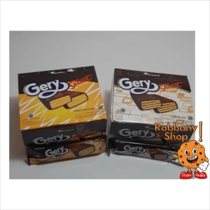 

GERY SALUT WAFER CHOCOLATE DAN CHOCO HAZELNUT ISI 24 PCS