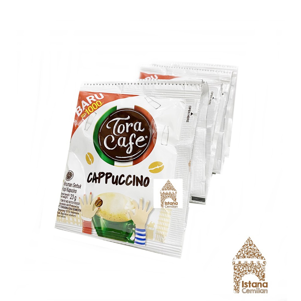 Tora Cafe / Toracafe Cappuccino Kopi by Tora Bika (isi 10 pcs)