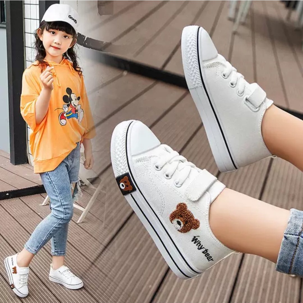 JESSY_SEPATU SNEAKERS KIDS BOYS &amp; GIRL GAYA CASUAL AS175