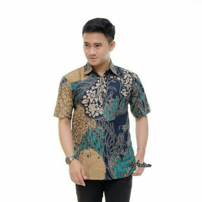 Promo Big Sale  Kemeja Batik Pria Murah Seragam M L Xl Xxl