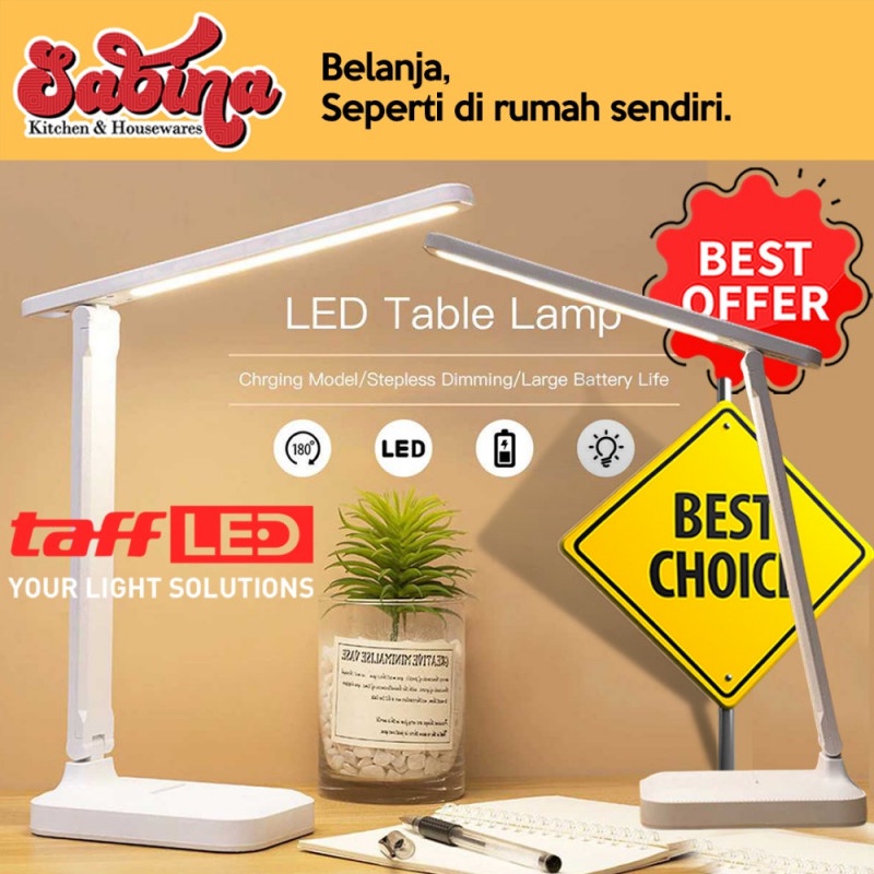 Lampu Meja Belajar Kerja 16 LED Fleksibel Desk Lamp USB 6W