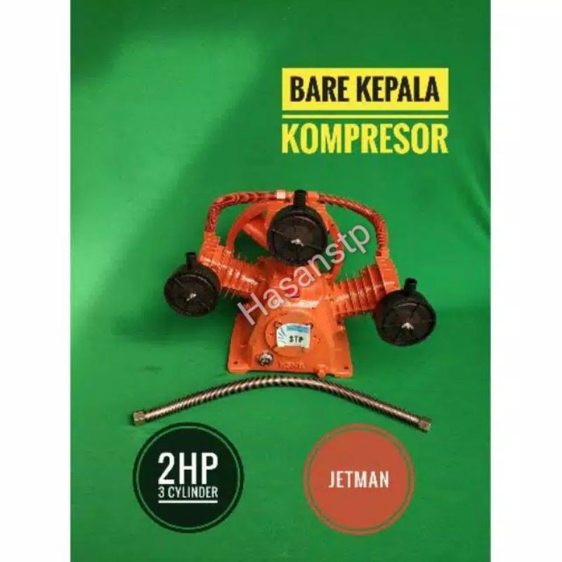 Bare atau kepala kompresor 2hp jetman