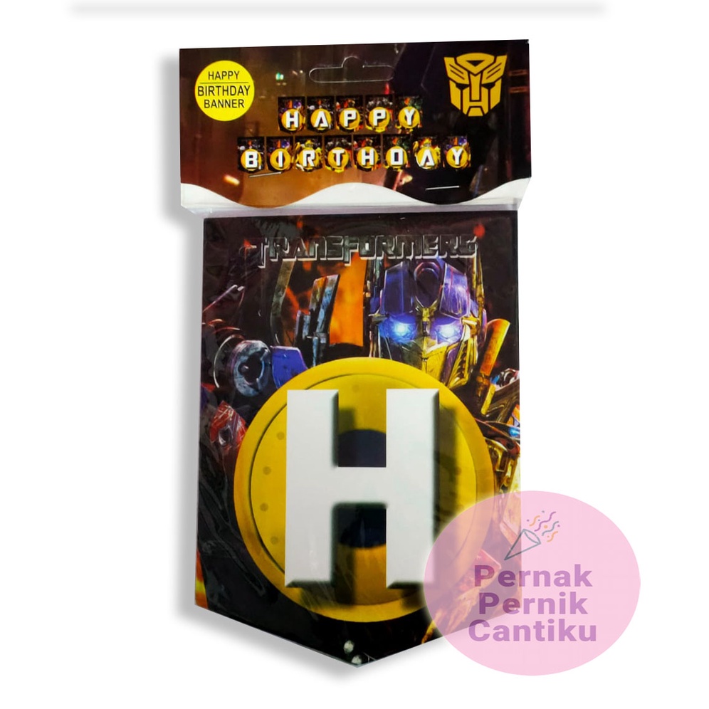 Banner Transformers / Banner Karakter Transformers / Banner HBD Transformers