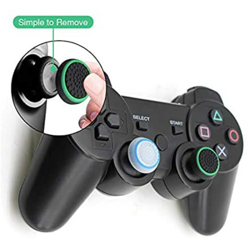 Thumb Grip Stick Kompatibel dengan PS4 Dualshock 4,PS3 Dualshock 3,PS2 Dualshock,Xbox One,360