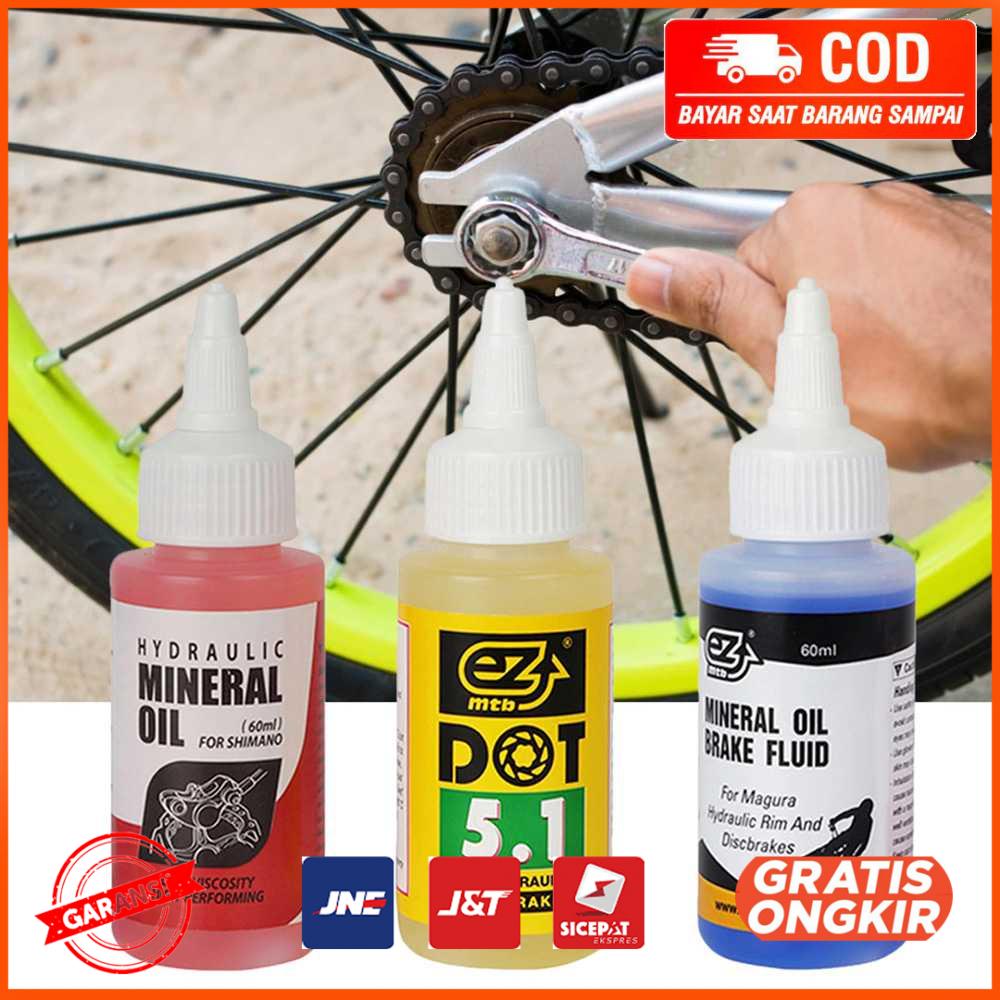 Oli Rem Sepeda Bike Hydraulic Mineral Oil 60ml for Shimano DT01