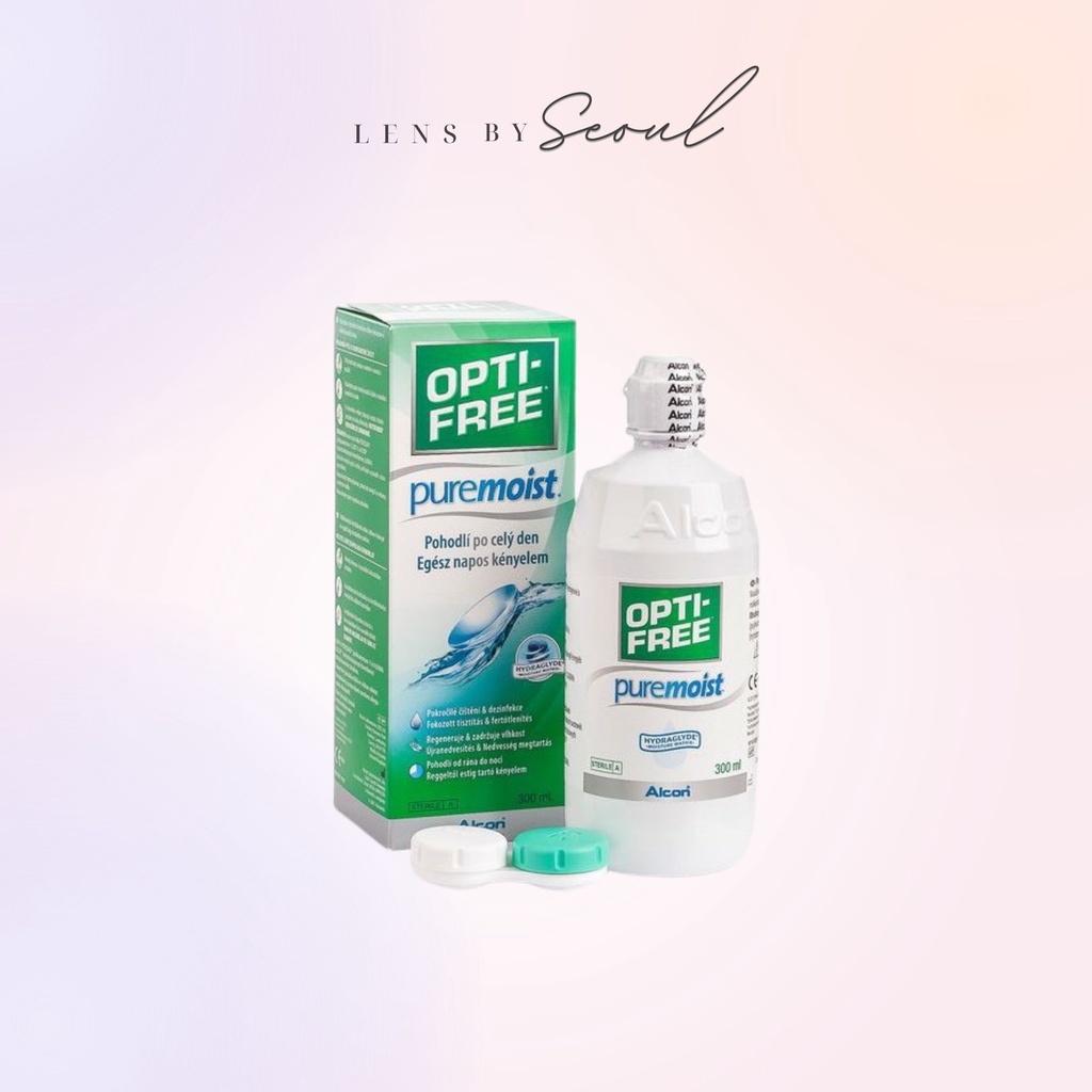 LENSBYSEOUL Opti Free Puremoist Solution 300 ml - Cairan Pencuci Softlens