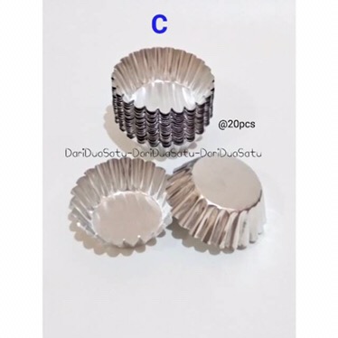 20pcs Cetakan Kue Sus / Cetakan Kue Pie ( C)