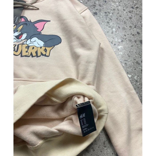 HOODIE TOM AND JERRY H&amp;M HIGH QUALITY CASUAL HYPE FASHION PRIA