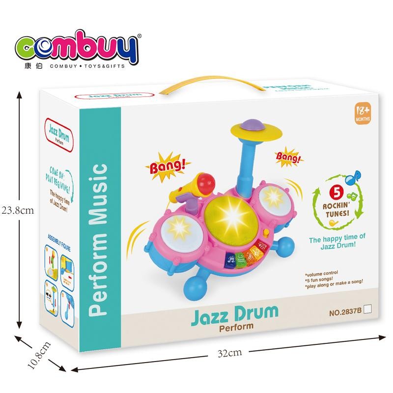 Mainan Permainan Maenan Edukasi Alat Musik Music pukul Drum Band Jazz Drum Dus Set Play Set Baby Mon