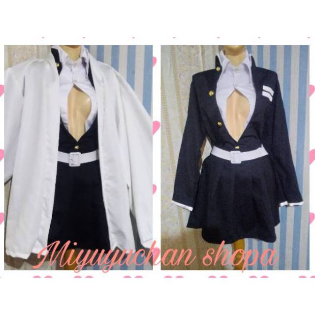 Kanroji mitsuri kimetsu no yaiba kostum cosplay