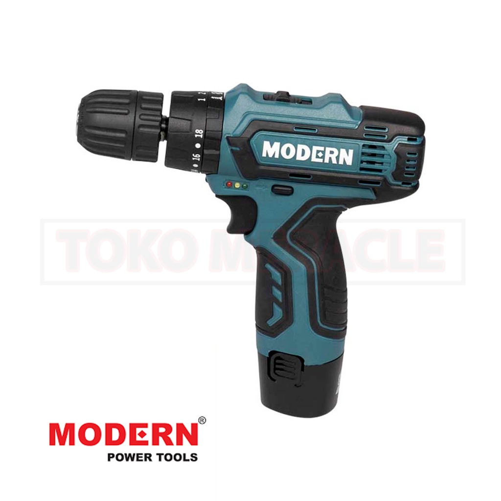 Mesin Bor Baterai / Cordless Impact MODERN M-15 set / Bor Tembok Modern m15