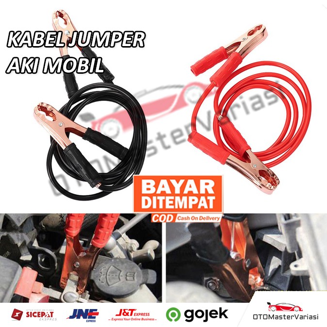 Kabel Jumper aki mobil 500 Ampere kabel booster Baterai Kualitas Kabel jemper tembaga tebal