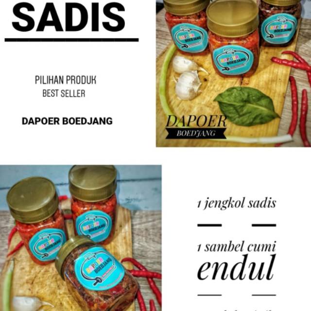 

Paket sambel sadis by dapoer boedjang