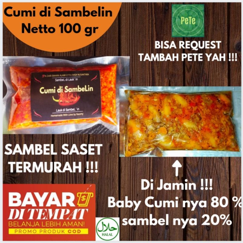 

sambel cumi saset 100gr/sambel cumi saset/ cod sambel cumi/sambel cumi enak/sambel cumi best seller/sambel cumi pedas/sambel cumi termurah/sambel cumi murah/sambel cumi paling murah/sambel cumi saset murah