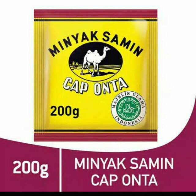 

MINYAK SAMIN CAP ONTA 200GR/MINYAK NABATI
