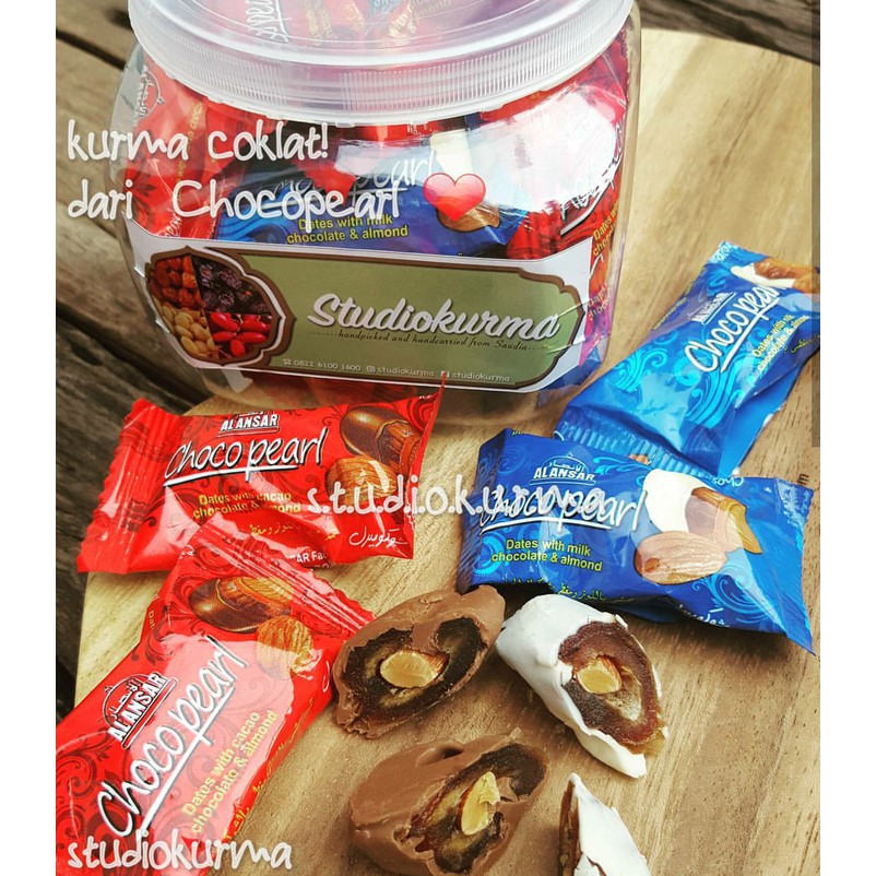 

COKLAT KURMA ISI KACANG ALMOND (CHOCOPEARL) promo