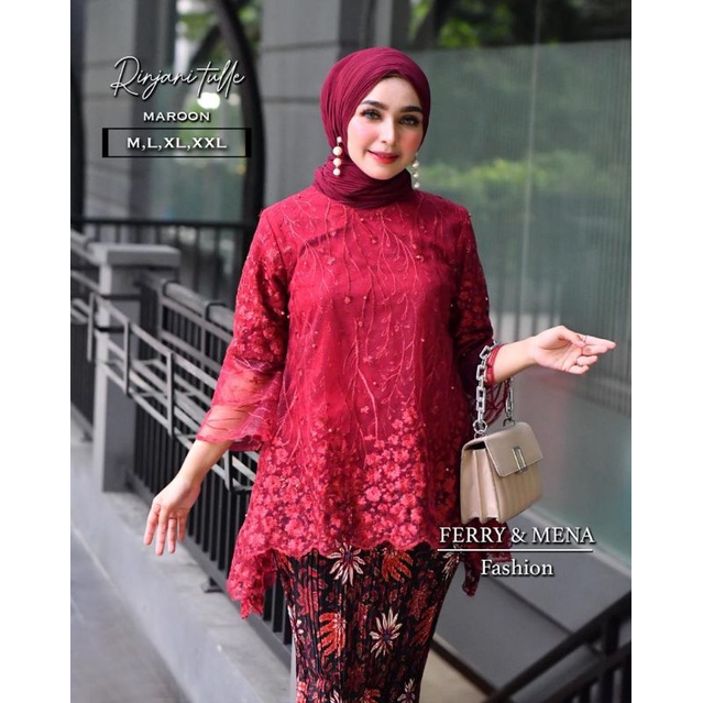 KEBAYA ORIGINAL//KEBAYA MODERN//RINJANI TULLE//Kode FM