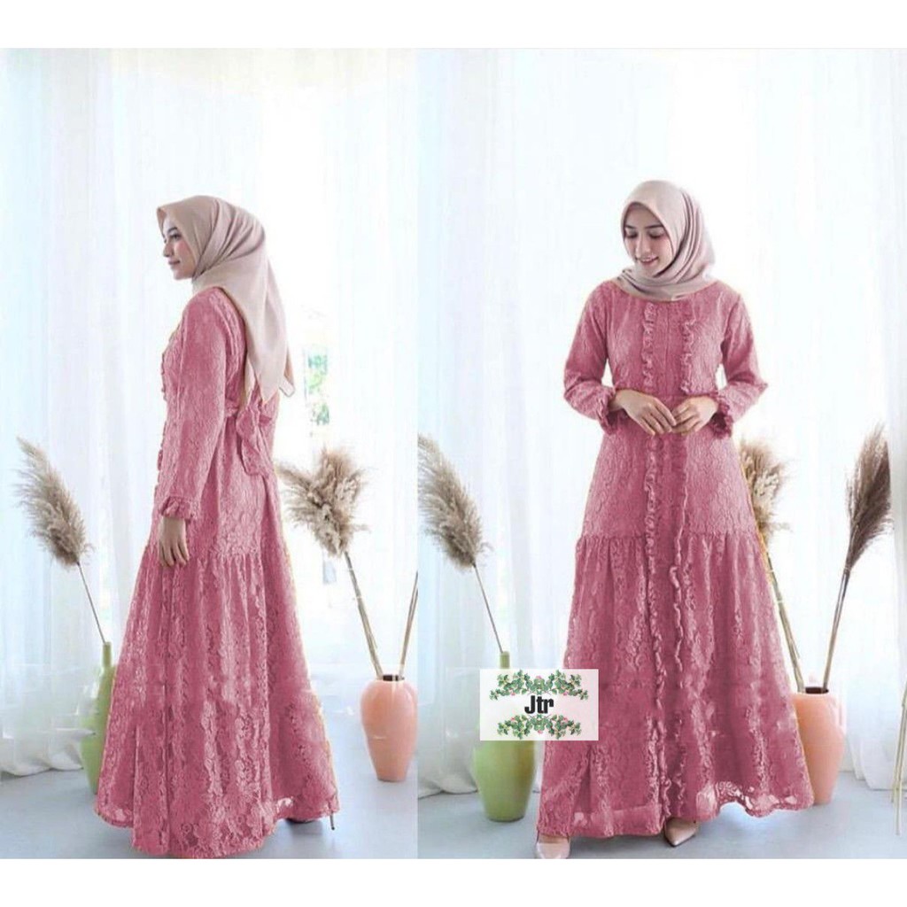 gamis brokat