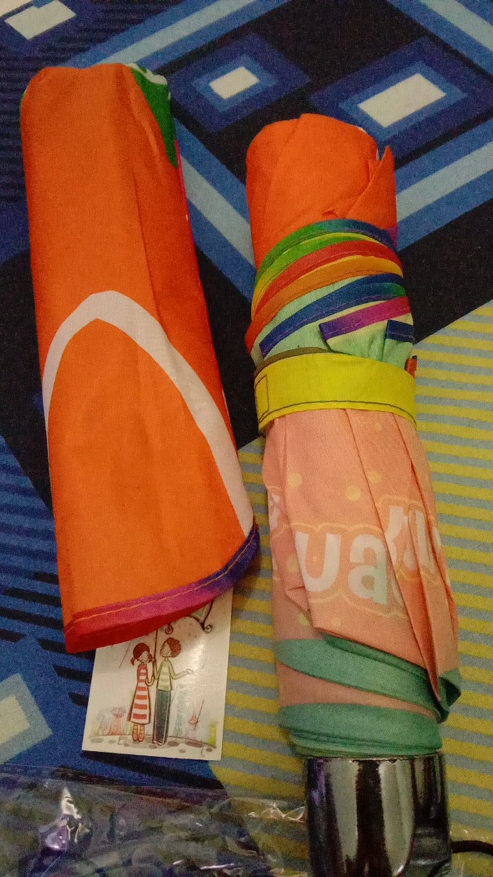 Payung Lipat 4 Motif Buah-buahan/fruits (356)