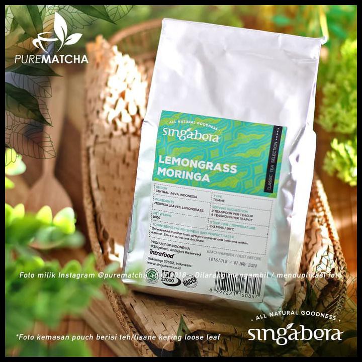 

Singabera Tea - Lemongrass Moringa 100Gr Teh Sereh Daun Kelor Herbal