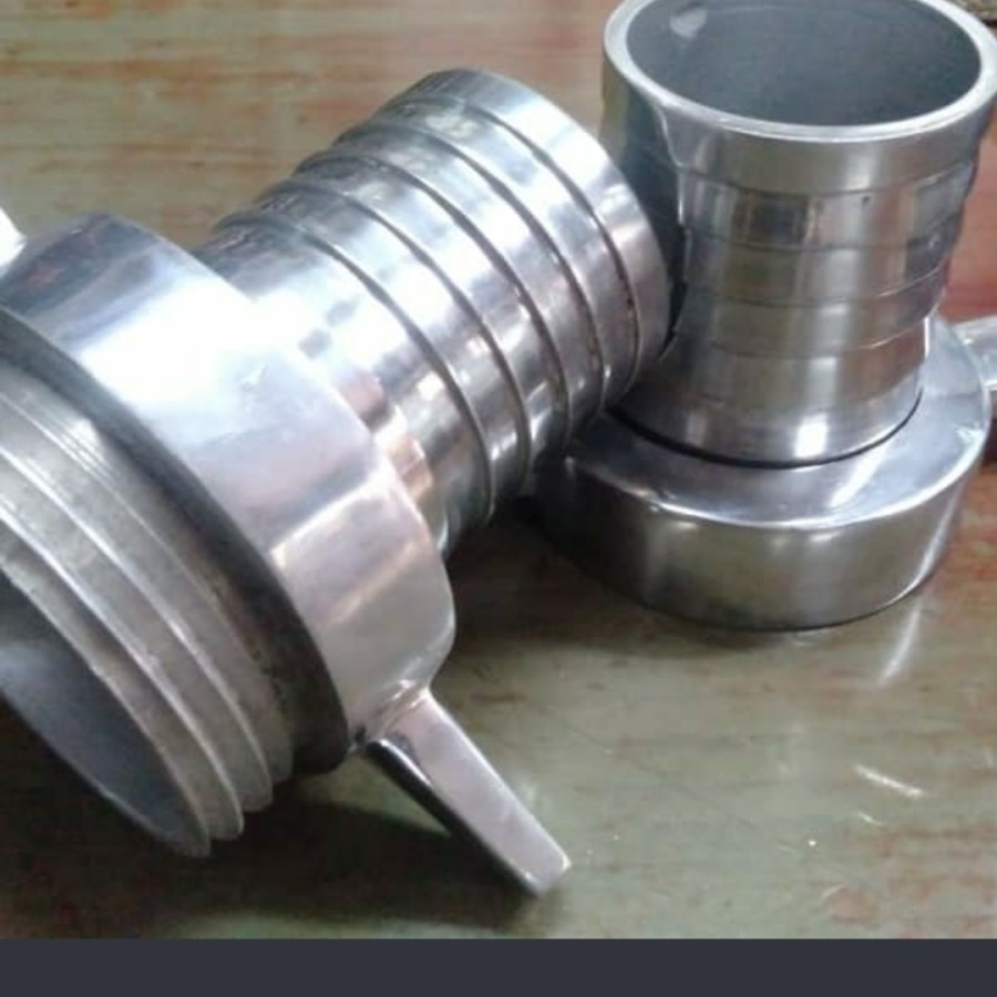 Coupling drat kasar 4in alumunium